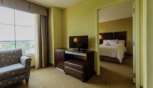 Two room suite two queen beds nonsmoking