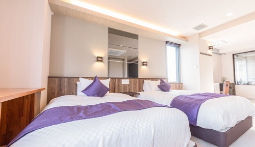 Modern western junior suit room with open-air bath, Non-Smoking