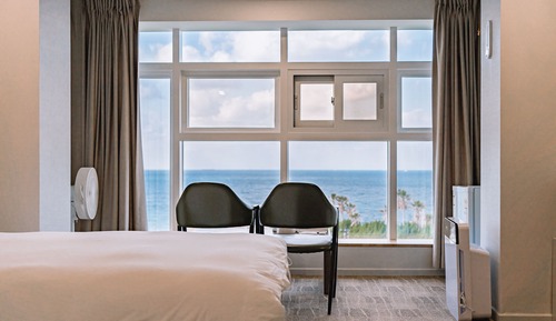 Deluxe Twin Room, Sea View, Beachfront