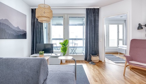 Deluxe Apartment, Sauna, City View