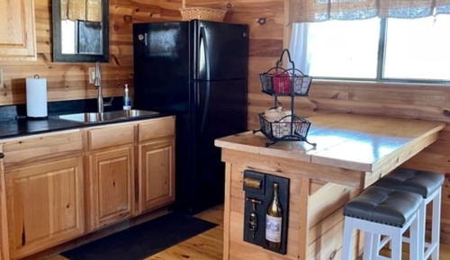 Luxury Cabin, 1 King Bed, Hot Tub, Hill View