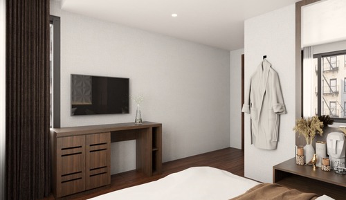 City Double Room, City View