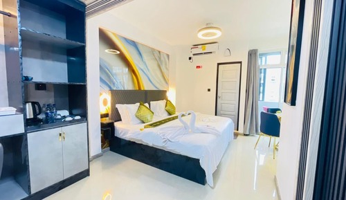 Deluxe Double Room, Balcony, City View