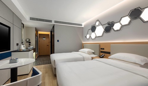 Deluxe Room, 2 Double Beds, Non Smoking