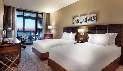 Twin Room, 2 Twin Beds, Bay View (Aegean)