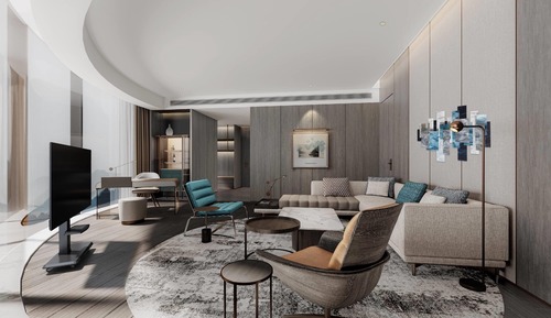 Suite, 1 King Bed, River View