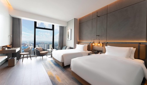 Executive Room, 2 Twin Beds, City View