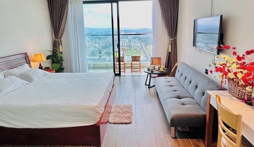 Deluxe Double Room, Balcony, City View