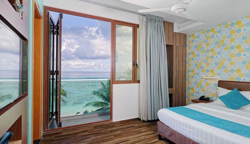 Standard Single Room, Balcony, Beach View
