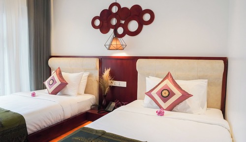 Deluxe Twin Room, Balcony, Pool View