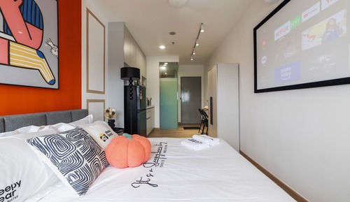 Luxury Studio, 1 Queen Bed, Air conditioning