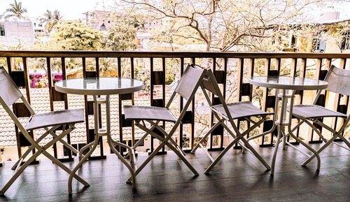 Superior Triple Room, Balcony, Pool View