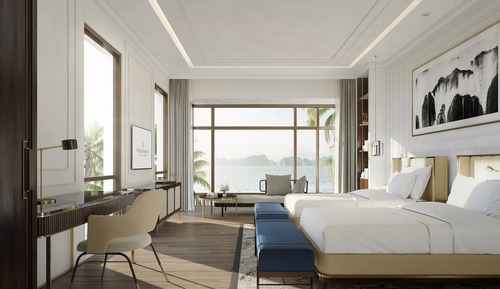 Classic Room, 2 Twin Beds, Bay View (Halong Bay)