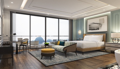 Classic Room, 1 King Bed, Bay View (Halong Bay)