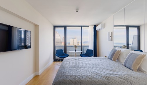 Premium Studio, Balcony, Sea View