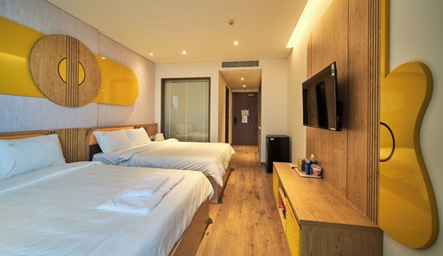 Family Room, 2 Queen Beds, Ocean View