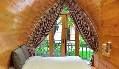 Comfort Bungalow, 1 Double Bed, Balcony, Garden View
