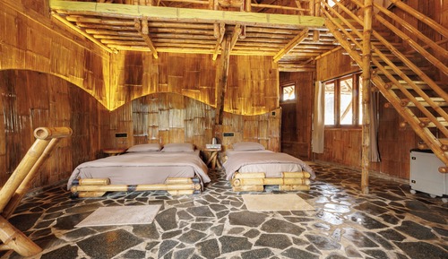 The Leaf - River Front Bamboo Cottage
