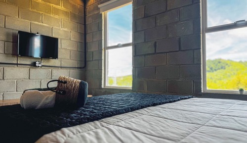 Economy Studio, 1 Queen Bed, Microwave, Mountain View