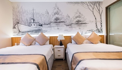 Premium Quadruple Room, Multiple Beds, Beach View, Sea Facing