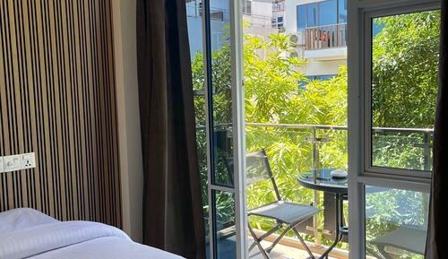 Deluxe Double Room, Balcony, City View