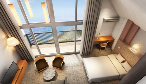 Deluxe Triple Room, Non Smoking, Sea View
