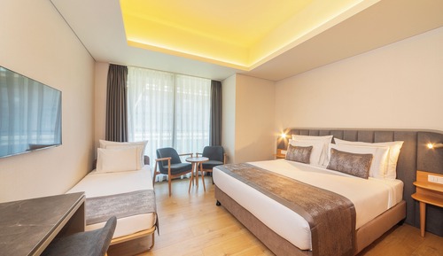 Deluxe Triple Room, Balcony, City View