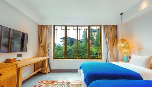 Economy Double Room, Non Smoking, Hill View