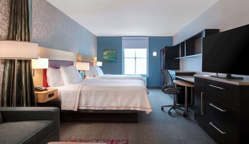 Studio, 2 Queen Beds, Accessible, Non Smoking (Roll-in Shower)