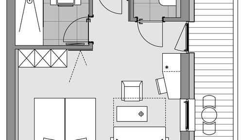 Comfort Quadruple Room, Balcony