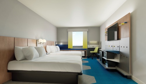 Room, 2 Queen Beds, Mobility Accessible, Non Smoking (Roll-in Shower)
