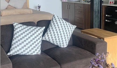 Panoramic Studio Suite, 1 Queen Bed, Balcony, Mountain View