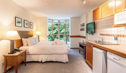 Studio Suite, 1 Queen Bed, Hot Tub, Mountain View ( Cascade - 417)