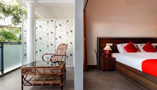 Executive Studio, Balcony, Garden View
