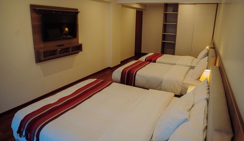 Family Quadruple Room, Balcony, Garden View
