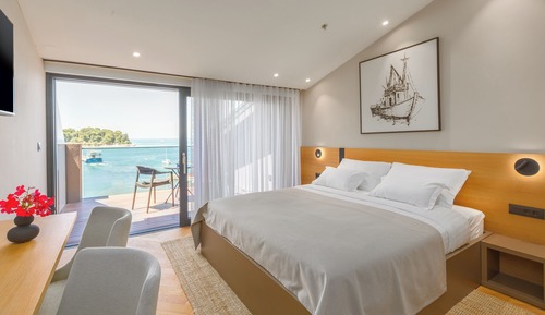 Deluxe Double Room, Balcony, Sea View