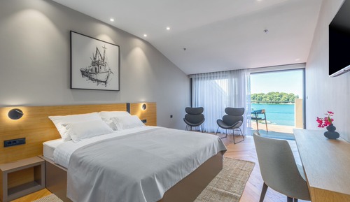 Deluxe Double Room, Balcony, Sea View