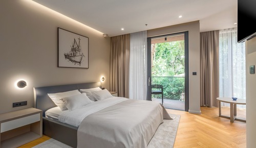 Double Room, Balcony, Garden View