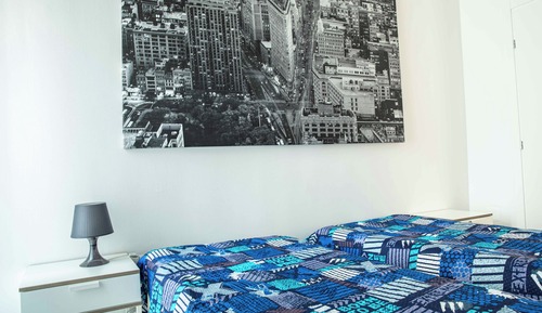 Basic Double or Twin Room, Private Bathroom, City View