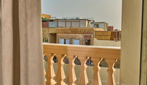 Superior Twin with Partial Pyramids View & Terrace