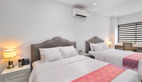 Deluxe Double or Twin Room, 1 Bedroom, Pool View