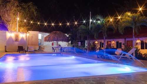 Basic Room, Multiple Beds, Private Bathroom, Pool View