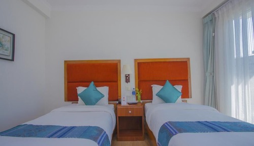 Standard Twin Room, 1 Bedroom, Smoking, Garden View