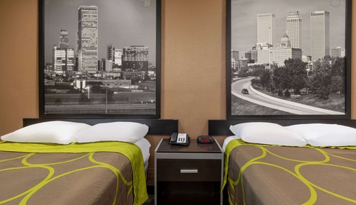 Double Room, 2 Double Beds, Smoking