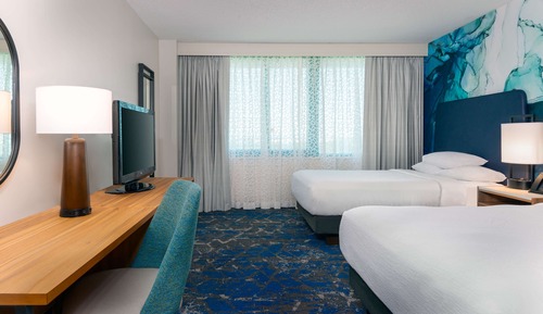 Suite, 2 Double Beds, Accessible, Non Smoking (Hearing)