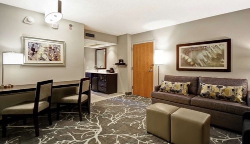 Suite, 1 King Bed, Accessible, Bathtub