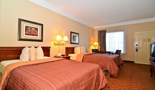 Standard Room, 2 Double Beds, Non Smoking, Refrigerator & Microwave