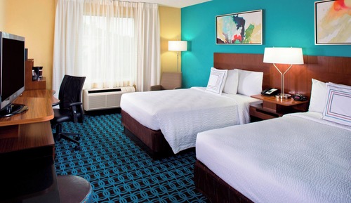 Room, 2 Double Beds, Non Smoking (Pool View)
