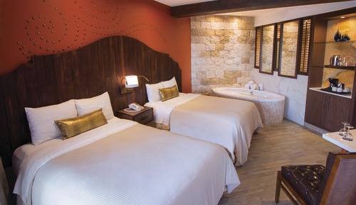 Deluxe Room, 2 Double Beds, Partial Ocean View