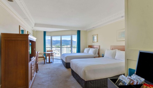 Classic Twin Room, 2 Double Beds, Mountain View